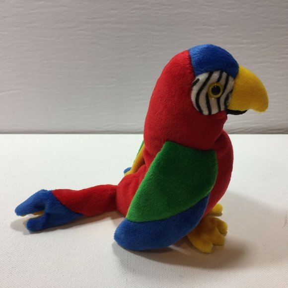TY Jabber Parrot Tropical Bird Beanie Baby Plush Collection October 10 1997 - Picture 3 of 13
